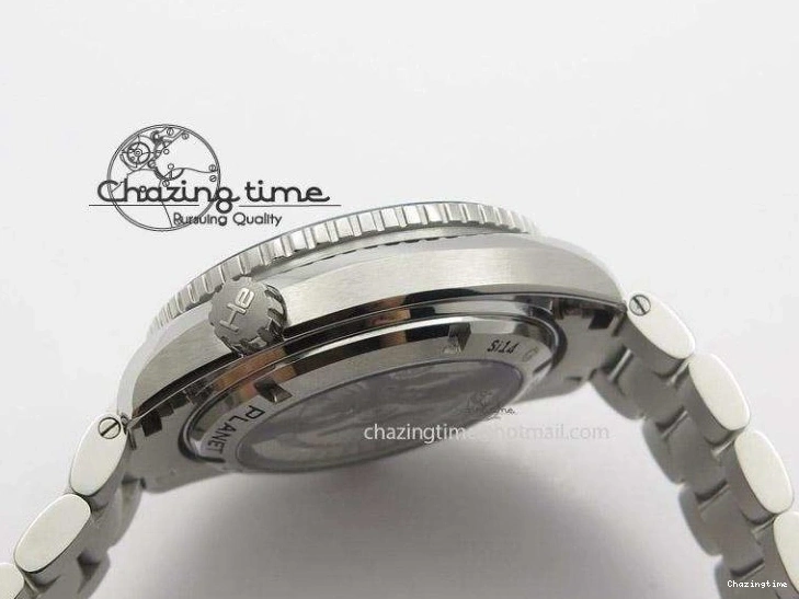 0326 Planet Ocean GMT 42mm V6F Best Edition Blue Bezel Blue Dial On SS Bracelet A ModernLook 8274